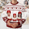 Custom Funny Photo Baseball Family Christmas Ugly Sweater For Sport Lovers LM32 895809