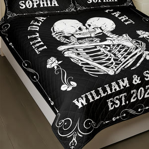 Till Death Do Us Part - Personalized Bedding Set Valentine Gift For Couple CH07 899852