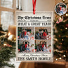 Custom Photo The Christmas News Acrylic Ornament Gift For Family HO82 894856