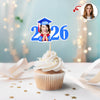 Custom Face Class of 2026 Graduation Cupcake Toppers HA75 920338