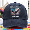 250 Years of Freedom With Eagle Washed Denim Baseball Cap TH10 898359