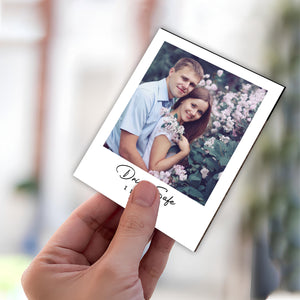 Custom Couple Photo Drive Safe I Love You 2 Layered Car Visor Clip TH10 898045