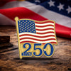 US Flag 250th Acrylic Pin TH10 169319