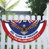Custom Family Name 250 Years Of Freedom Non-Pleated Fan Flag HO82 901332