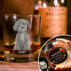 Forget Father's Day We Love You Every Day Personalized Engraved Whiskey Glass Gift For Dog Lover CH07 895780