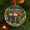 Festive Sister Love - Personalized Glass Ornament TH10 896653