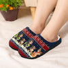 Personalized A Girl And Her Dog Slipper For Dog Lover TH10 896335