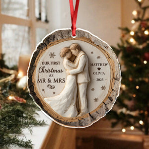Our First Christmas- Personalized Acrylic Ornament CH07 899334