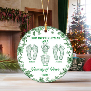 Custom Christmas Birthday Ceramic Ornament Gifts For Mom, Dad, Kids TH10 894741