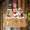Custom Photo Meowy Catmas Acrylic Ornament HO82 900702