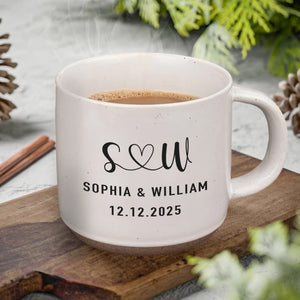 Personalized Mr and Mrs Couple Gift Pottery Mug HA75 898918