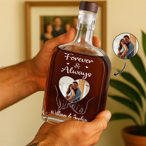 Custom Photo You & Me We Got This Whiskey Bottle Couple Gift HA75 898168