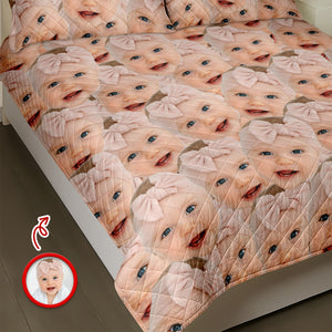 Custom Funny Photo Portrait Bedding Set Birthday, Christmas Gift For Family CH07 899650
