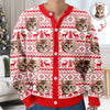 Custom Cat Photo Ugly Cardigan Gift For Cat Lovers LM32 897127