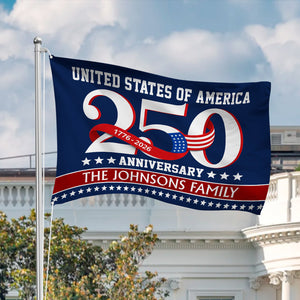 United States of America 1776 2026 House Flag 250 Years Patriotic Gift Decor CH07 910126