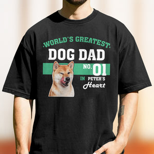 Custom Photo World's Greatest Dog Mom No.1 Comfort Shirt For Dog Lovers LM32 895567