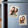 Custom Couple Photo Vintage 90s Personalized Acrylic Fridge Magnet Valentine Gift, Anniversary Gift HA75 920110