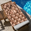 Custom Funny Face Photo Beach Towel Summer Party Gift CH07 895796