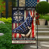 Custom Family Name God Family Country Patriot 1776-2026 Garden Flag CH07 910604