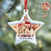 Personalized Family Photo Star Acrylic Ornament - Christmas Gift for Family CH07 896838