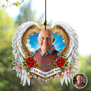 I'm Always With You - Custom Memorial Photo Acrylic Wind Chimes CH07 896508