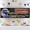 America 250th Anniversary Fence Banner We The People Patriotic Banner HA75 898784