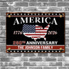 Personalized Family Name America 250th Anniversary Metal Sign TH10 898463