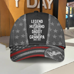 Legend Husband Daddy Classic Cap Personalized Gift For Dad, Father's Day HO82 893922