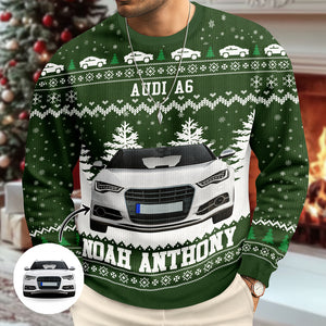This Is How I Roll - Personalized Photo Car Ugly Sweater HO82 900576
