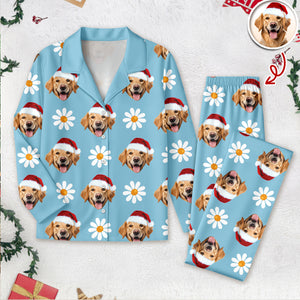 Custom Face Photo With Icon Pajamas Gift For Dog Lovers TH10 894995
