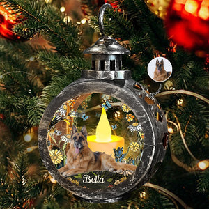 Custom Dog Cat Photo - Personalized Christmas Lantern Ornament For Dog, Cat Lovers HA75 898074