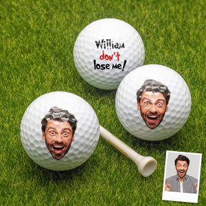 Custom Face and Name Personalized Don't Lose Me Golf Ball Gift For Golf Lovers HA75 898698