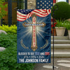 Custom Family Name Blessed to See 200 & 250 Years Bicentennial Semiquincentennial Christian Garden Flag HO82 901936