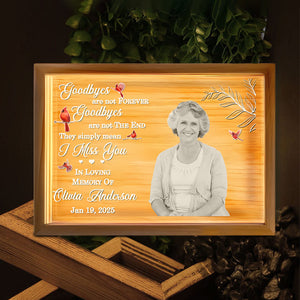 Custom Photo In Loving Memory Memorial Light Box TH10 894139