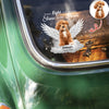 Custom Pet Photo Your Light Will Always Shine In My Heart Memorial Car Sticker HO82 900990