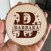 Custom Name Christmas Wood Slice Christmas Ornament Christmas Tree Decoration CH07 899268