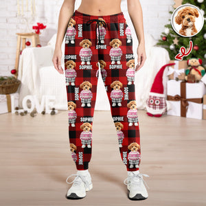 Personalized Dog Cat Xmas Clothes Sweatpants For Dog Lover TH10 896777