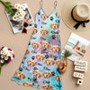 Custom Pet Photo Maxi Dress Gift For Dog And Cat Lovers CH07 895726