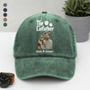 Custom Photo The DogFather Washed Denim Baseball Cap Gift LM32 893919