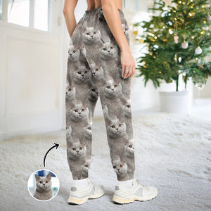 Custom Photo Funny Moment Cat Sweatpants HA75 897702