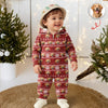 Custom Dog Photo May Your Christmas Be Furry And Bright Onesie Pajamas HO82 900396