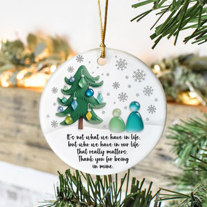 Custom Photo Meaningful Friendship Sea Besties Ceramic Ornament HO82 900220