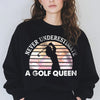 Personalized Never Underestimate A Golf Dad Dark Shirt LM32 897623