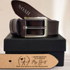 Custom Name I Hope Your Day Is As Nice As My Butt Leather Belt Gift For Husband, Boyfriend TH10 898275