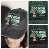 Custom Photo World's Greatest Dog Mom No.1 Washed Denim Baseball Cap LM32 895565
