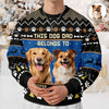 Custom Photo This Dog Mom Belongs To - Personalized Ugly Sweater For Dog Lovers HO82 900002