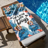 Custom Photo Life Is Better With Dog Cat Beach Towel For Dog And Cat Lovers HO82 894230