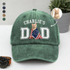 Custom Photo Dog Cat Dad With America 250 Washed Denim Baseball Cap HO82 901268