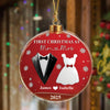 First Christmas As Mr And Mrs - Personalized Acrylic Ornament CH07 899096