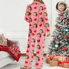 Custom Face Photo With Icon Pajamas Gift For Family TH10 896657